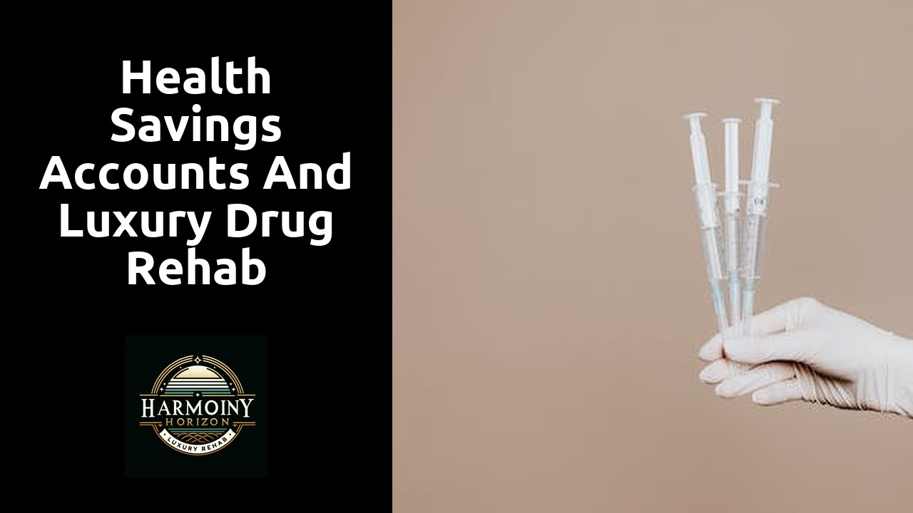 Health Savings Accounts and Luxury Drug Rehab